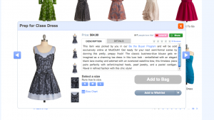 Modcloth dress overlay